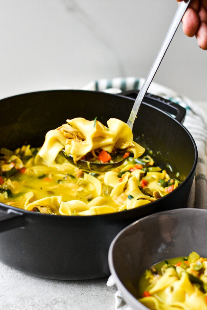 Leftover Turkey Noodle Soup