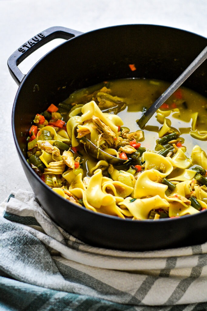 Leftover Turkey Noodle Soup