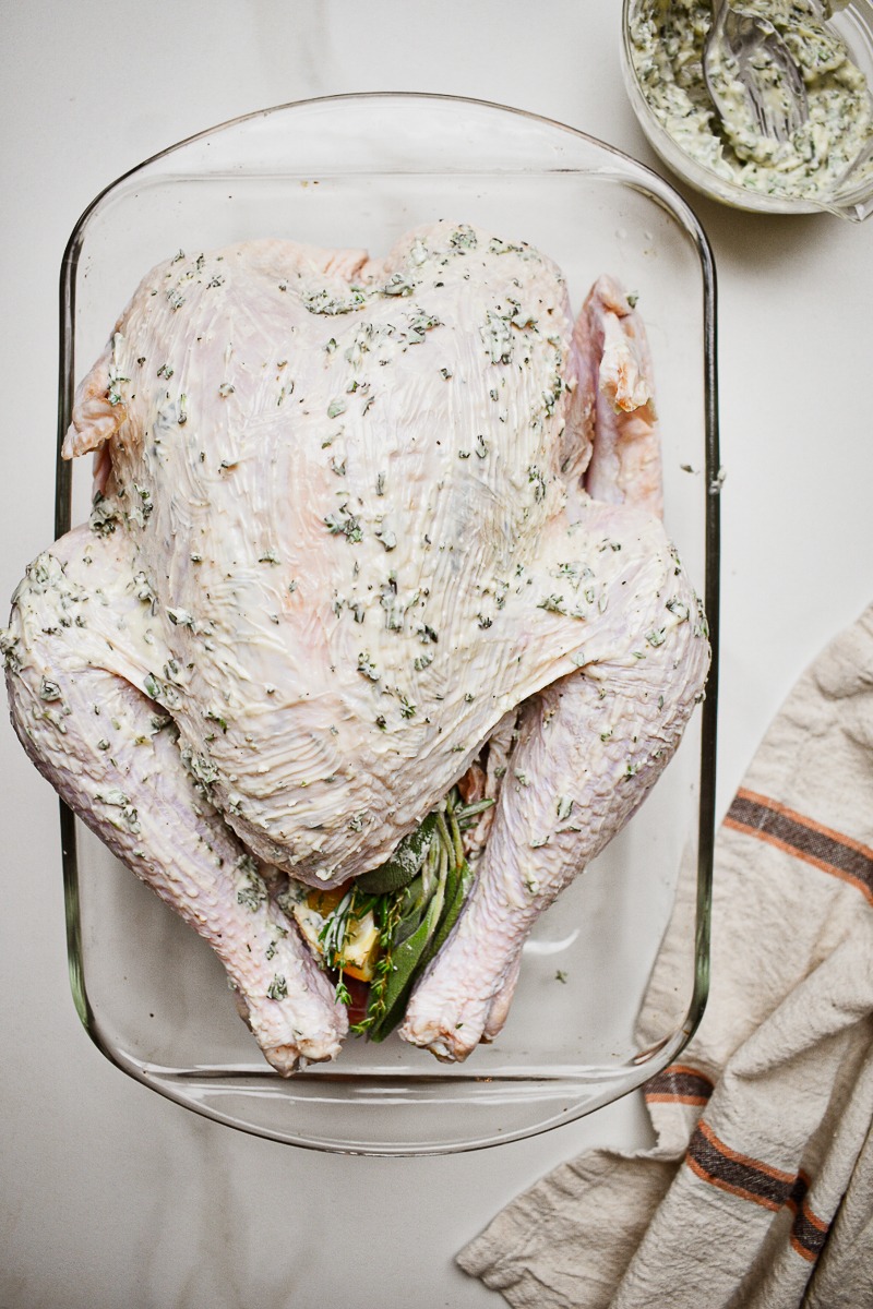 Easy Herb Butter Roasted Turkey