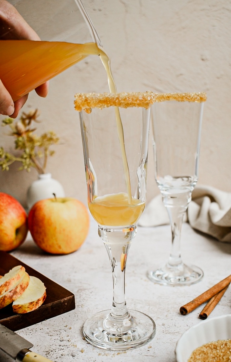 Apple Cider Mimosas