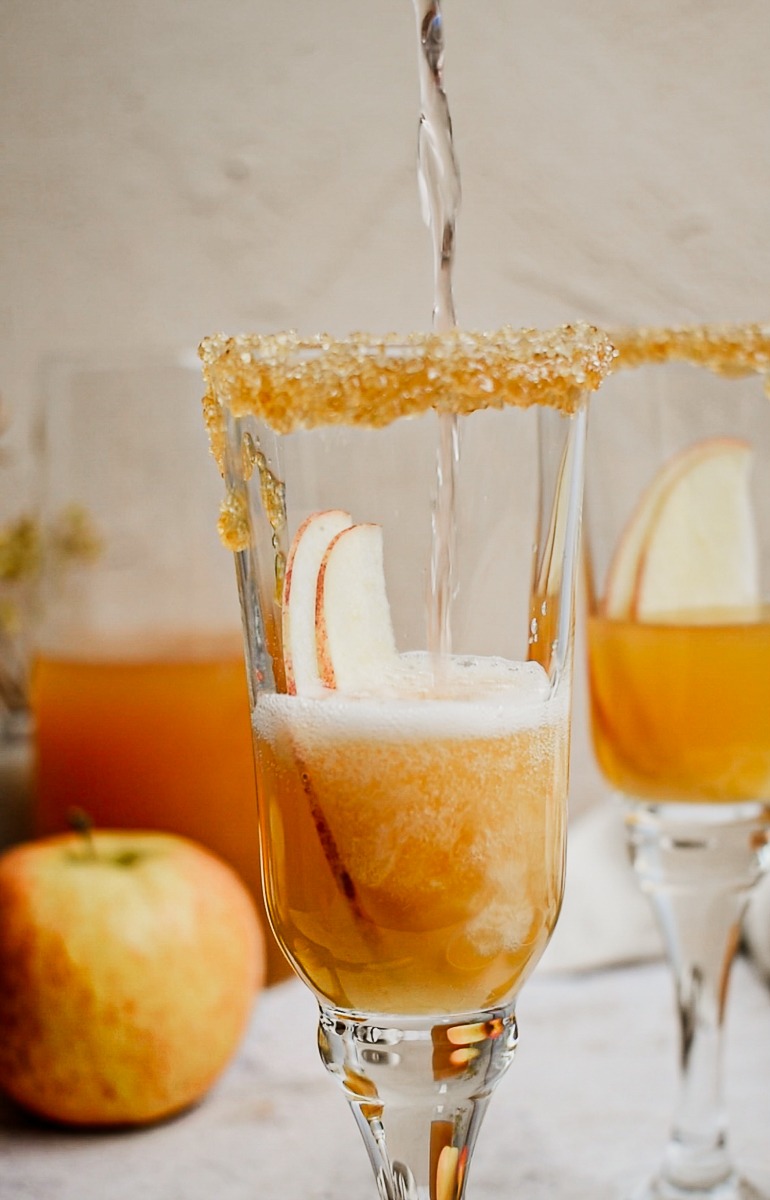 Apple Cider Mimosas