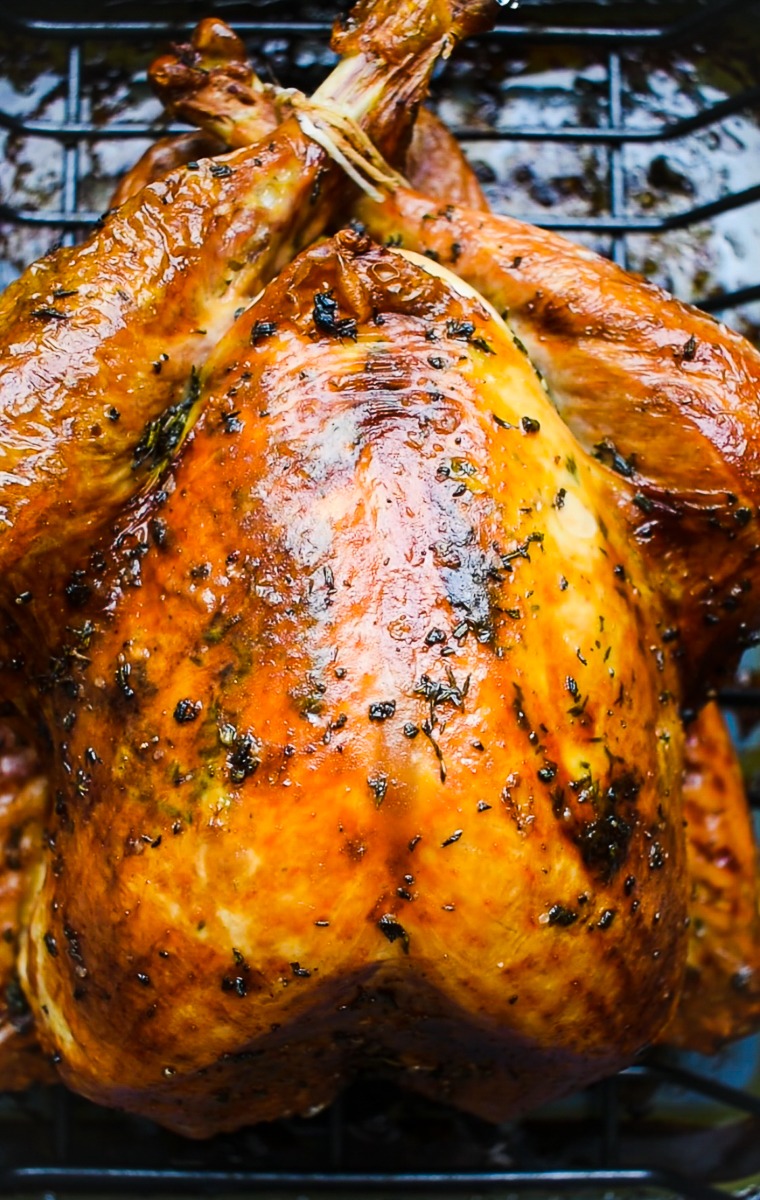 Easy Herb Butter Roasted Turkey