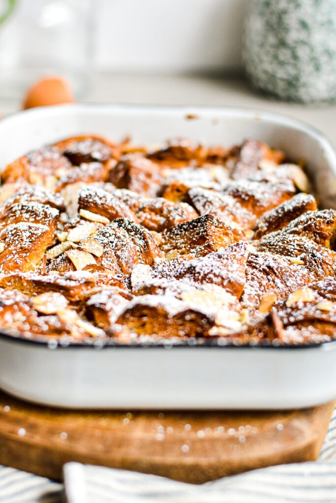 Caramel Croissant Bread Pudding