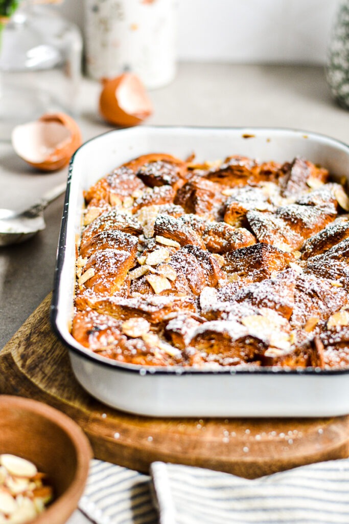 Caramel Croissant Pudding