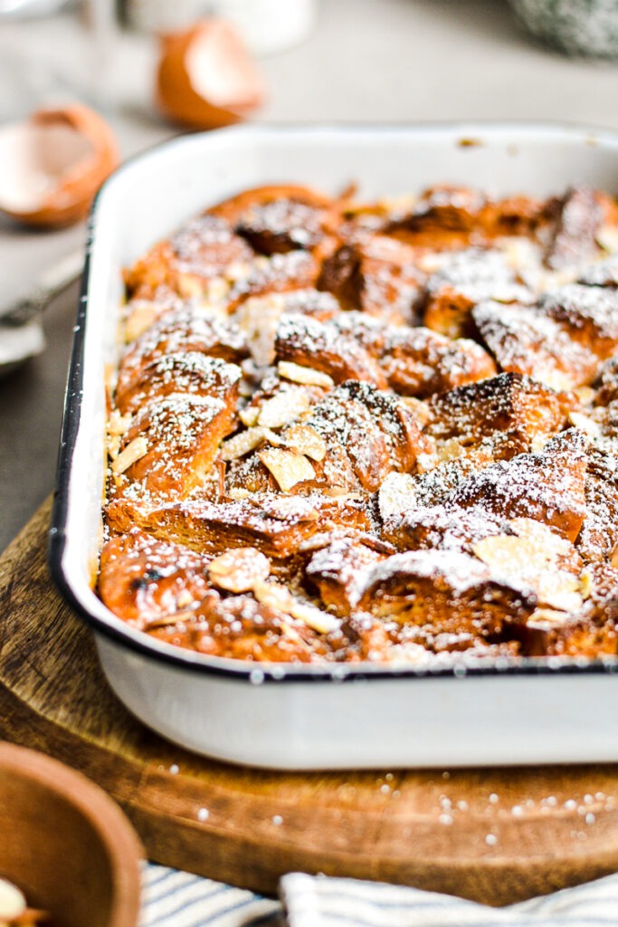 Caramel Croissant Bread Pudding