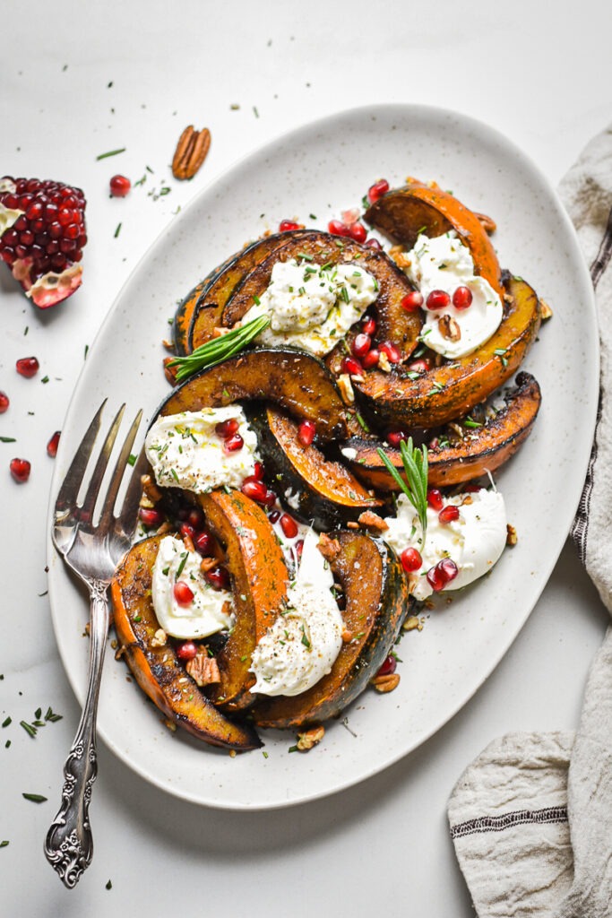 Roasted Acorn Squash and Burrata Salad