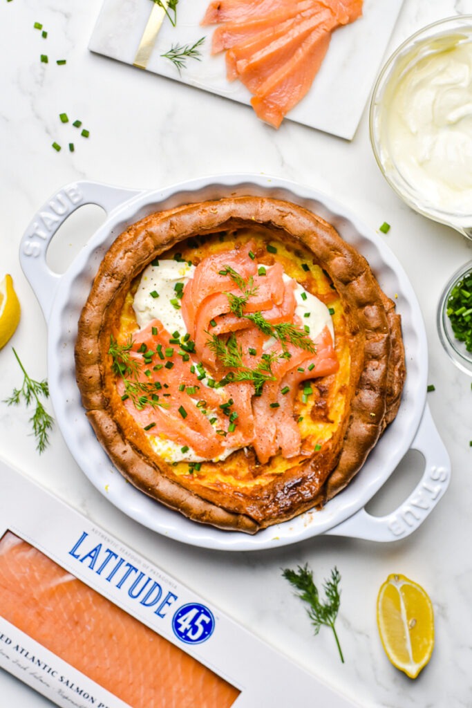 Smoked Salmon Dutch Baby