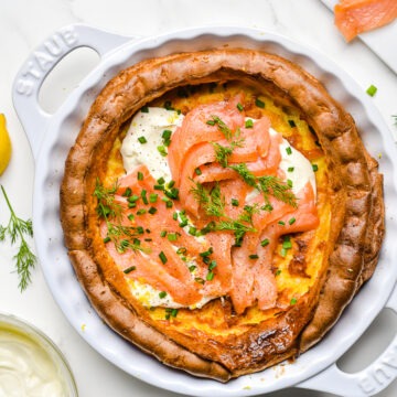 Smoked Salmon Dutch Baby