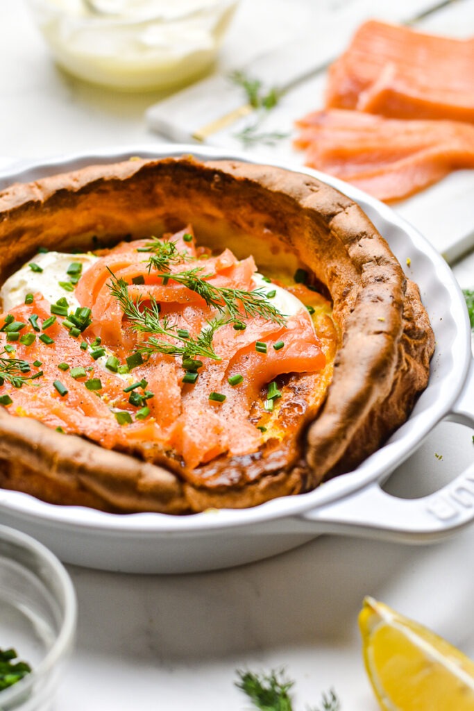 Smoked Salmon Dutch Baby