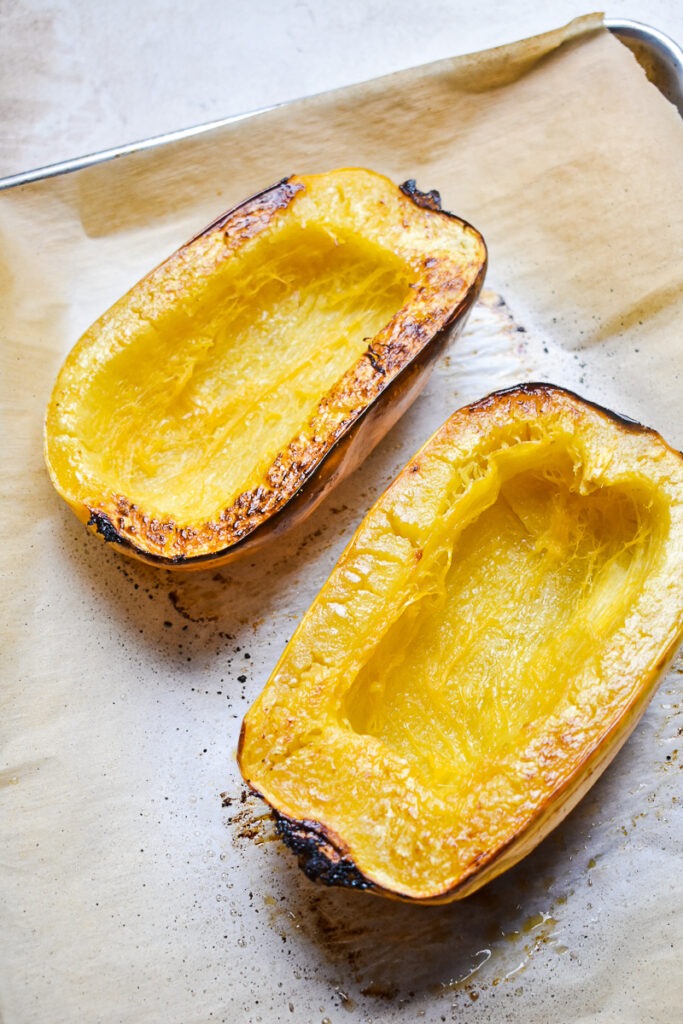 Cheesy Baked Spaghetti Squash