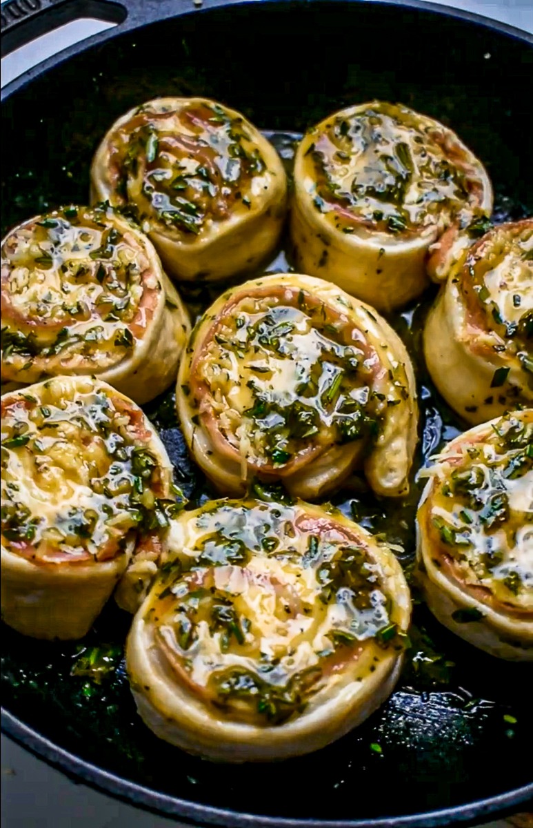 Prosciutto and Cheese Savory Rolls