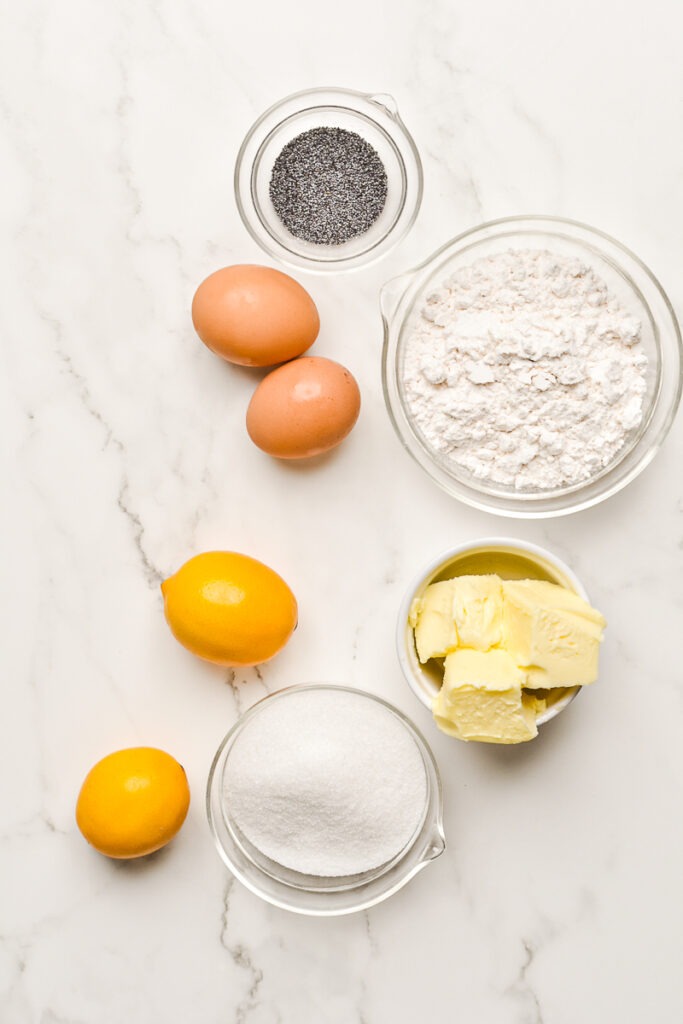Lemon Poppyseed Cake Ingredients