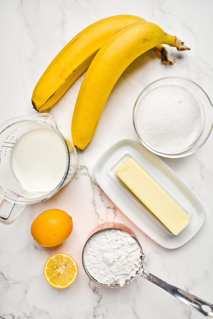 Banana Cobbler Ingredients