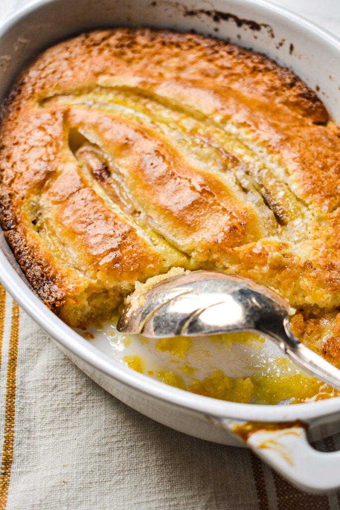 Lemon Banana Cobbler