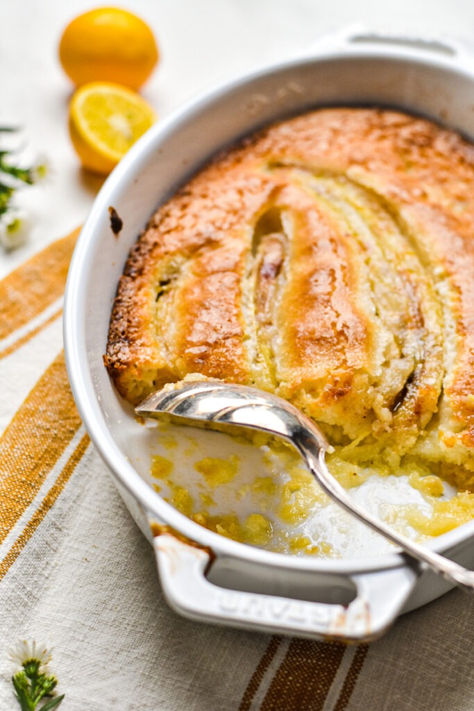 Lemon Banana Cobbler