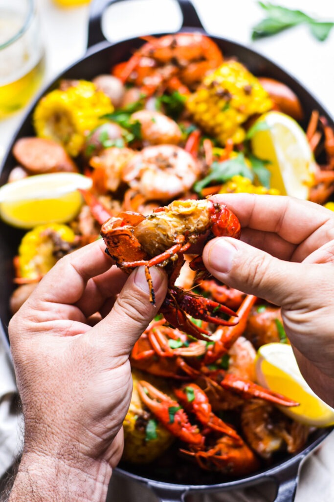 Homemade Crawfish Boil