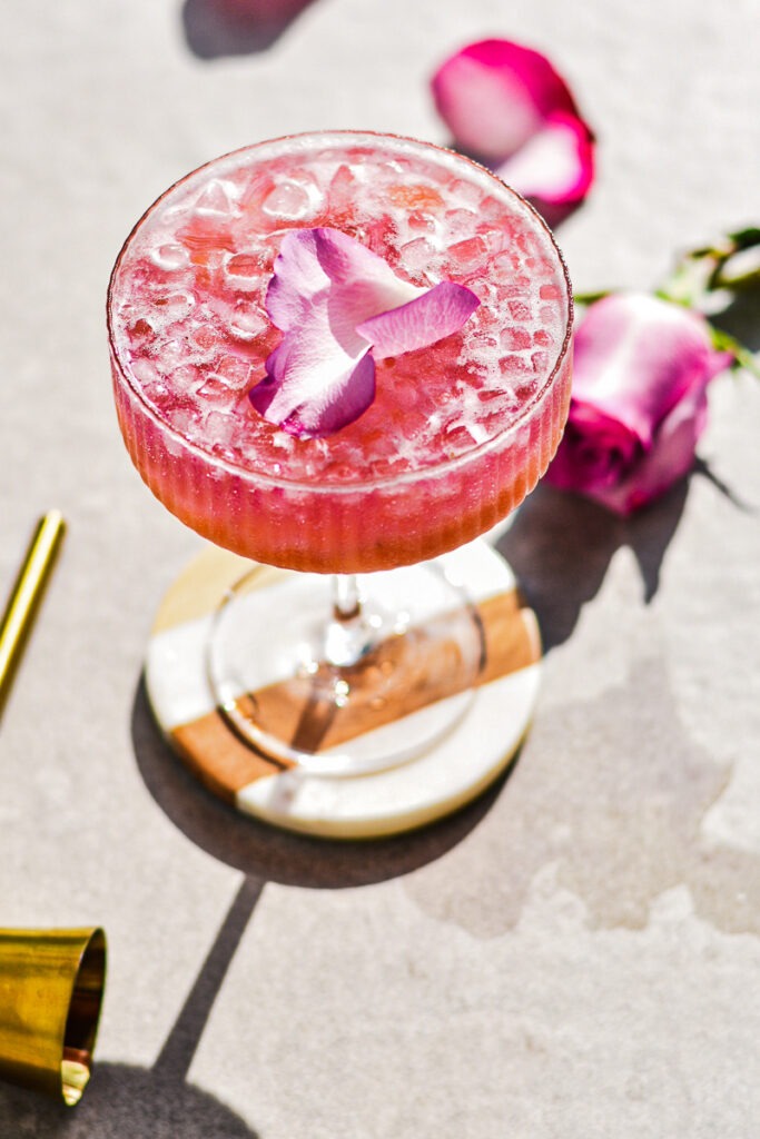 Rhubarb Ginger Gin and Tonic