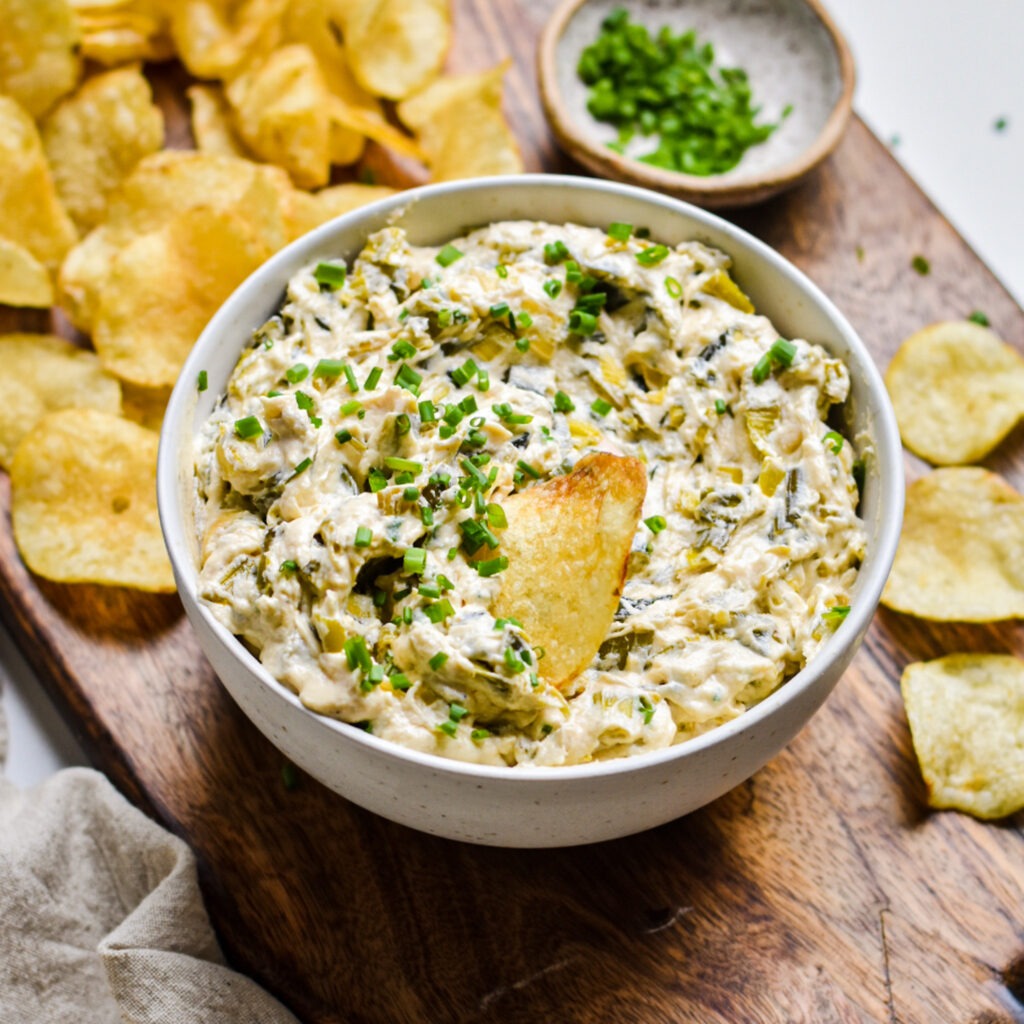 Creamy Leek Miso Dip