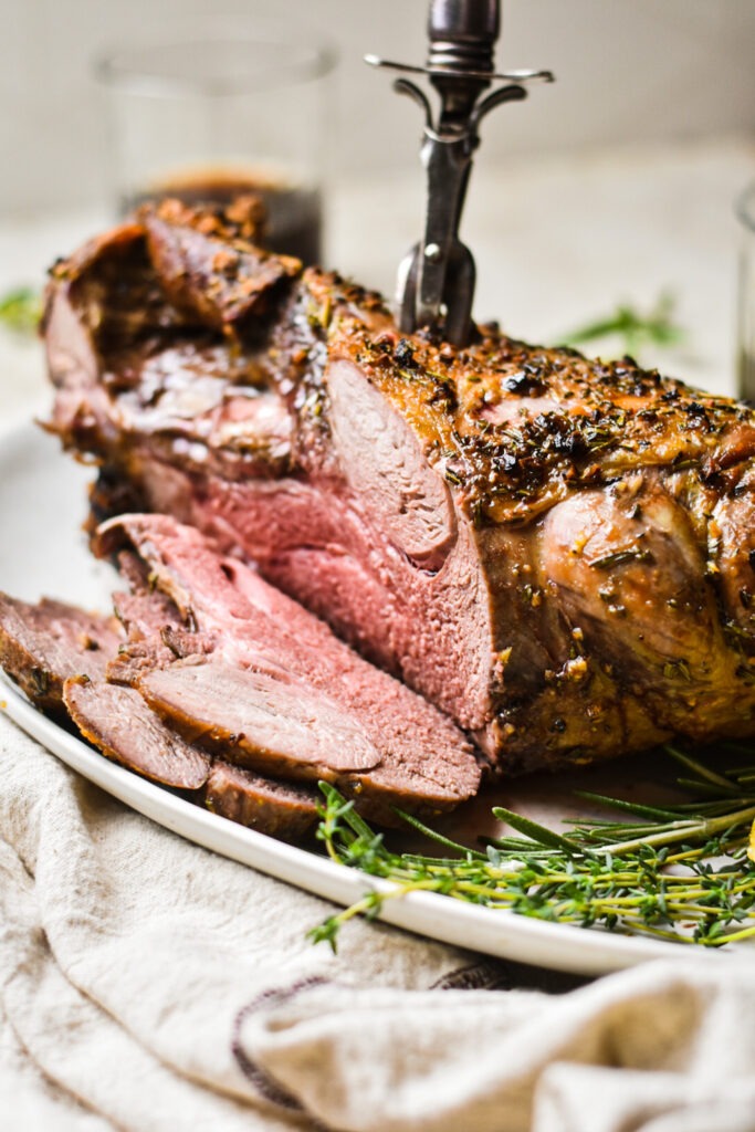 Rosemary Garlic Roasted Lamb