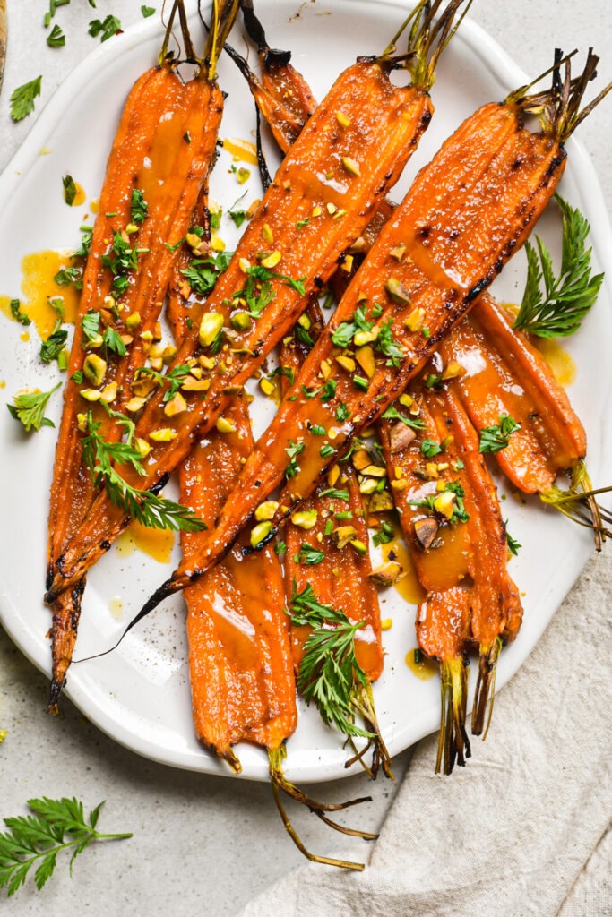 Miso Orange Roasted Carrots