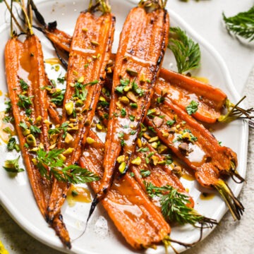 Miso Orange Roasted Carrots