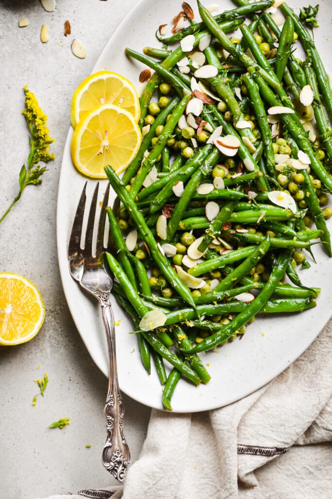 Green Beans and Peas Salad
