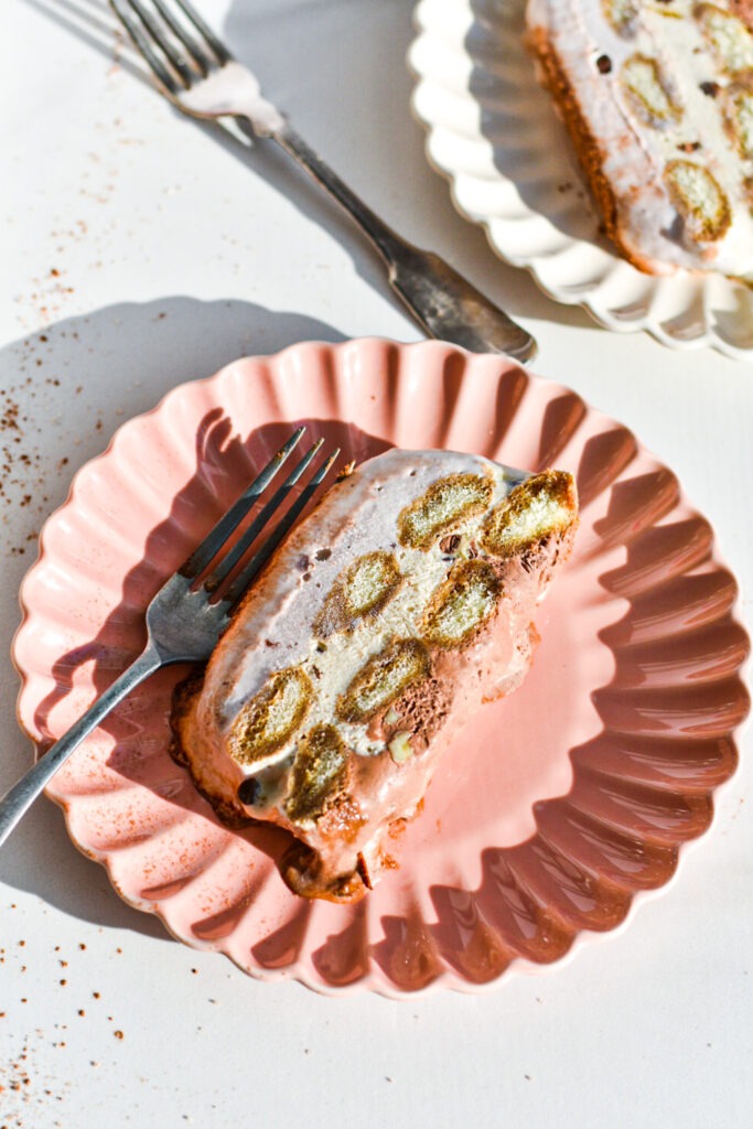 Tiramisu Ice Cream Cake