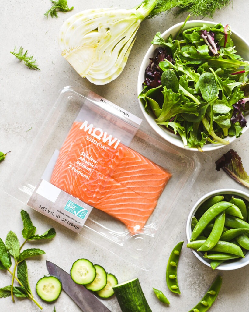 Salmon Salad Ingredients