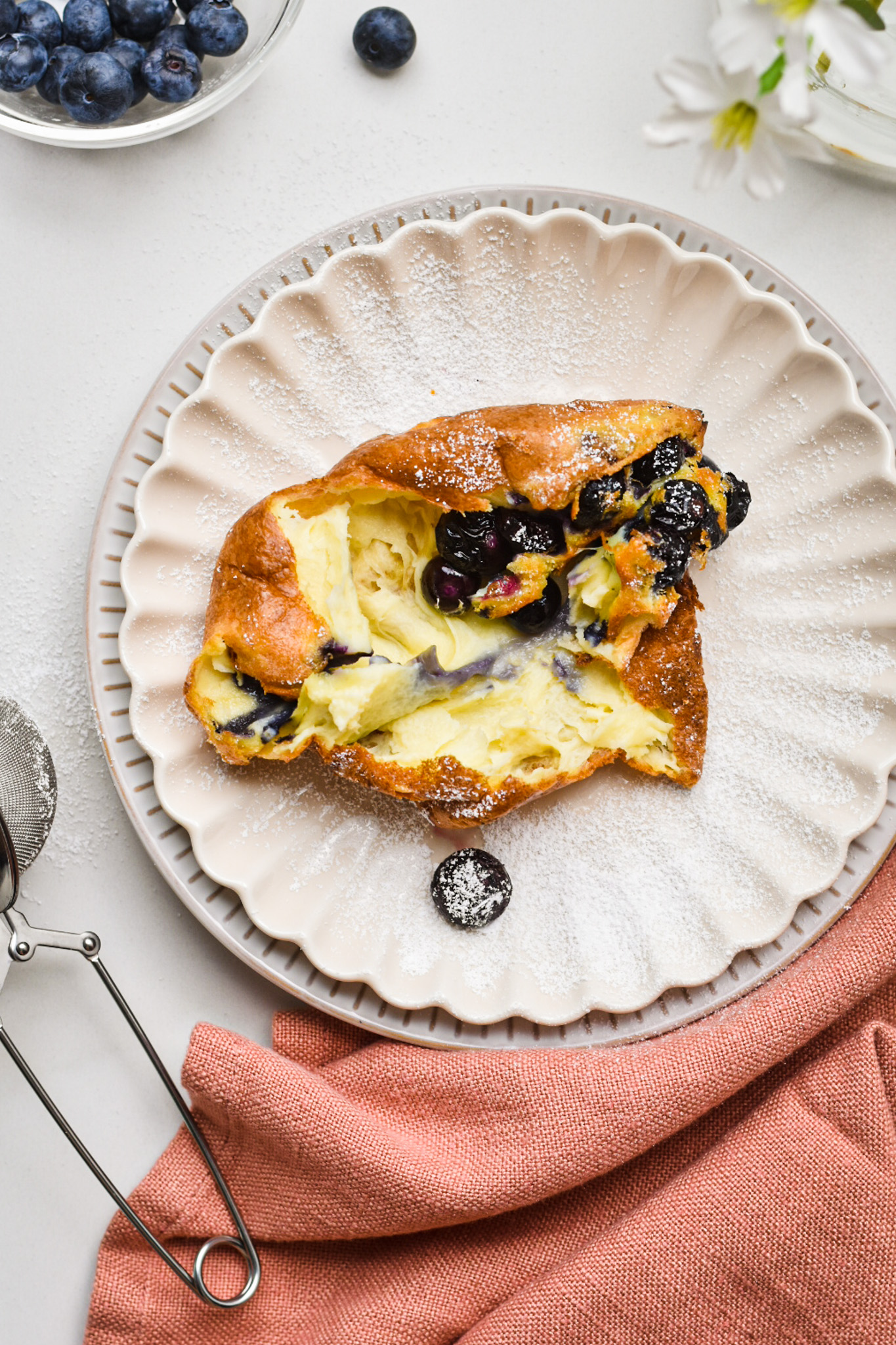 Blueberry Popovers