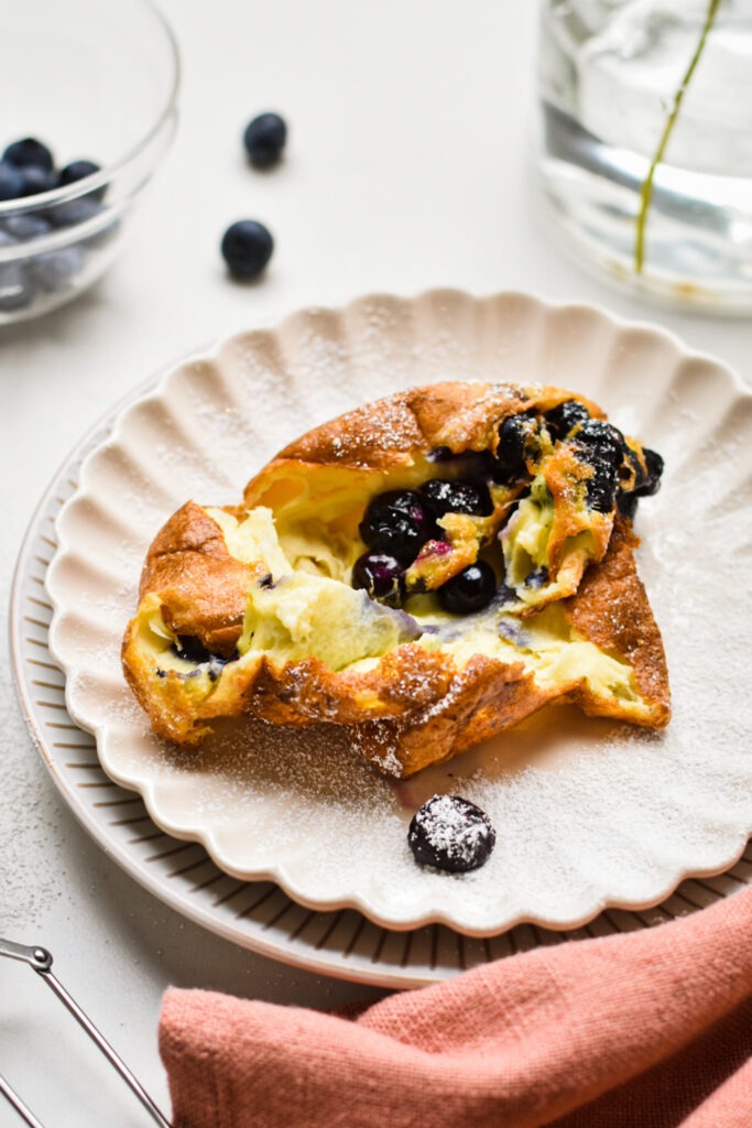 Blueberry Popovers