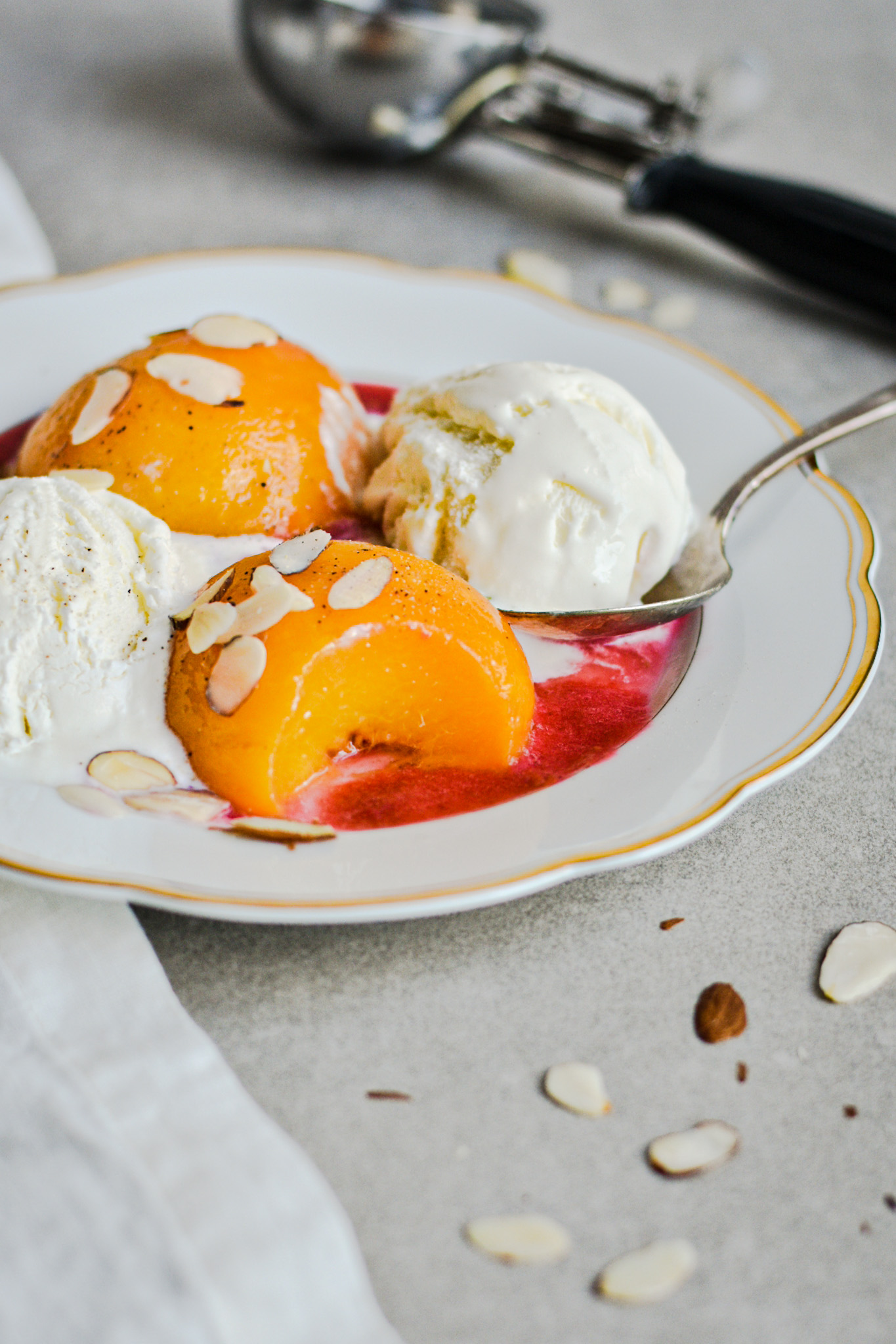 Peach Melba