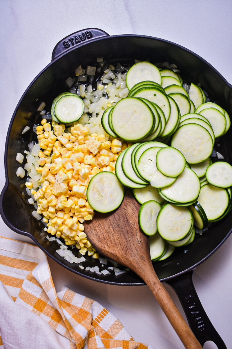 Zucchini and Corn