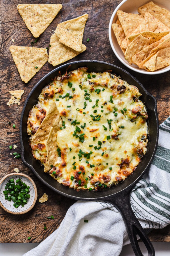 Brussels Sprouts Pancetta Dip: Where crispy meets creamy for a flavor explosion that steals the show at any gathering.