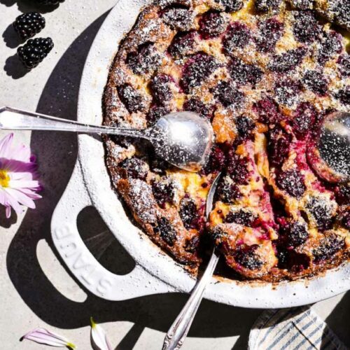 Elegant Blackberry Flaugnarde