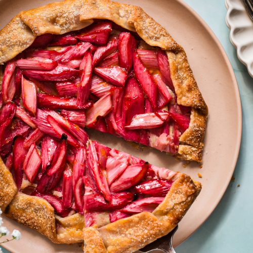 Mouth watering almond ginger galette