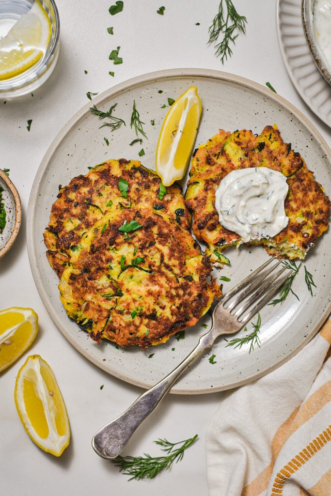 Zucchini Salmon Cakes